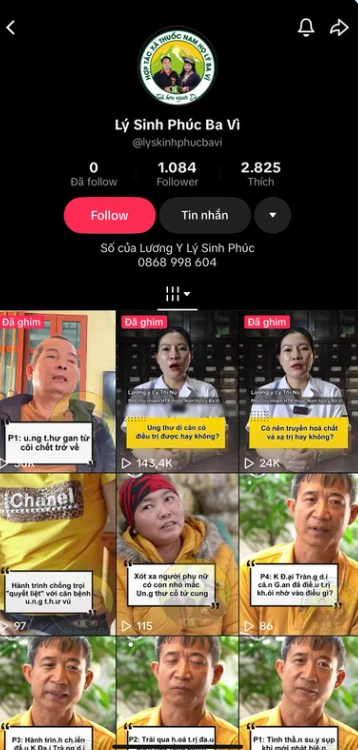 Kênh TikTok Sen Việt